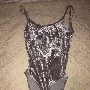 Velvet bodysuit